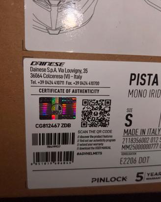 Agv pista gp rr iridium