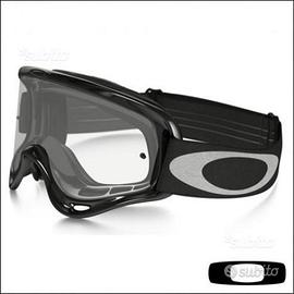 Oakley o-frame mx jet black lucido trasparente