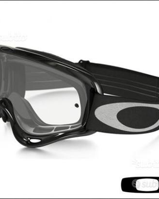 Oakley o-frame mx jet black lucido trasparente