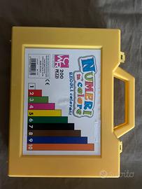 Regoli colorati-numeri in colore
