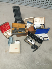 LOTTO 8 Rasoi elettrici vintage philips remington