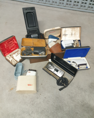 LOTTO 8 Rasoi elettrici vintage philips remington