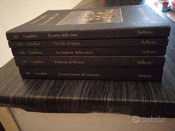 set 5 libri andrea camilleri - sellerio