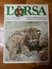 Rivista natura da collezione L’Orsa