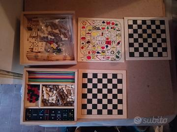 doppio set di mini giochi da tavolo 