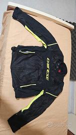 Giacca Moto Estiva Dainese Traforata  Nero Giallo