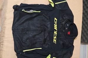 Giacca Moto Estiva Dainese Traforata  Nero Giallo