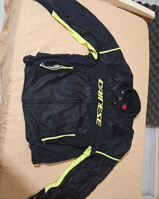 Giacca Moto Estiva Dainese Traforata  Nero Giallo
