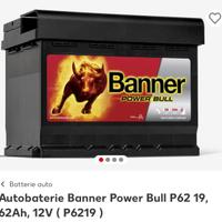 Batteria Banner 12V 62AH