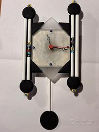Orologio a pendolo vetro artistico Murano