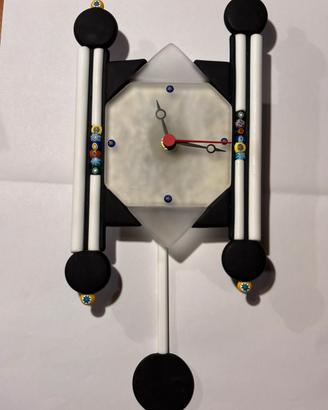 Orologio a pendolo vetro artistico Murano
