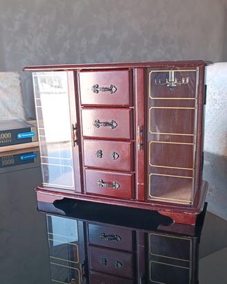 mini armadio portagioie vintage