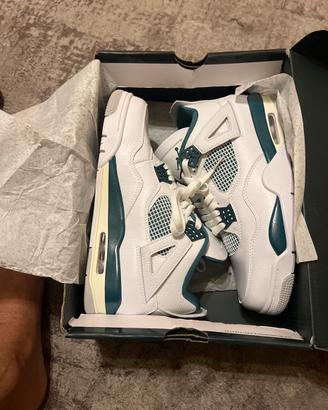 Nike jordan 4 retro oxidized green/withe