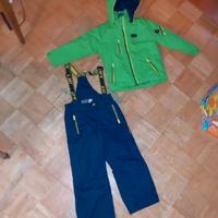 Completo neve bambino 5/6 anni Ast