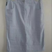 Gonna a tubino in lino elasticizzato ARMANI JEANS