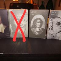 De Sade, Vico, Spinoza, Opere Meridiani
