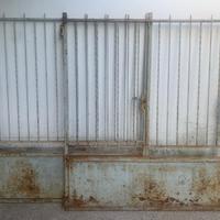 Cancello a due ante in ferro