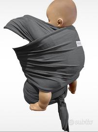 Bamboom Sling Fascia porta bebe - Grigio
