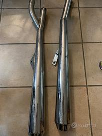 Scarico terminali Busso suzuki gs 550 e 1978