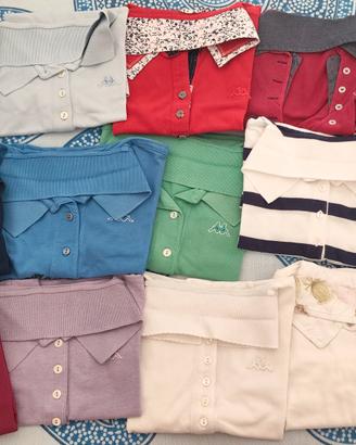 Stock di polo Robe di Kappa da donna, XS e S