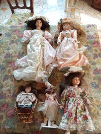 bambole in porcellana vintage 