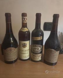 Lotto 4 Vini Rari Anni 60/80 Tona 1964 e Amarone