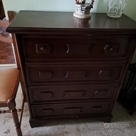 Scarpiera in legno massello