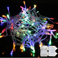  Catena Luminsa Esterno Con Batteria, Luce 100 LED