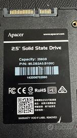 Apacer panther ssd 256gb tlc 2.5 solid state drive