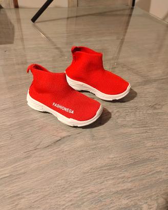 Scarpe da ginnasticacalzino elastico bambina,tg 24