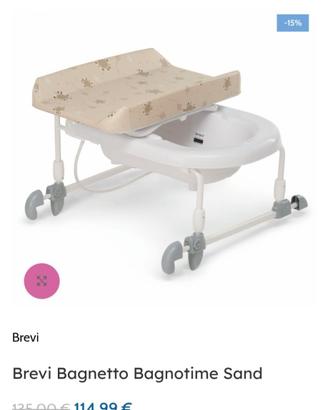 Bagnetto con Fasciatoio Brevi Bagnotime