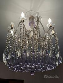 Lampadario vetro di murano
