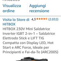 Saldatrice inverter ad elettrodi.