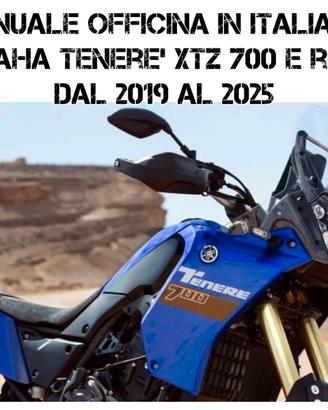 Manuale Officina It Yamaha Tenerè 700 2019 al 2025