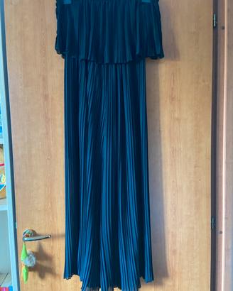 Tuta gonna-pantalone plussettatato