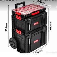 cassetta porta attrezzi  con ruote