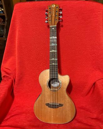 LUNA :UKULELE ELETTRIFICATO HIGH 8 STRING - TENOR