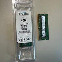 2 banchi di RAM DDR4 SO-DIMM da 4GB