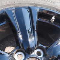 4 Cerchi in lega neri 18" Lexus + 4 pneumatici