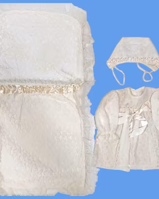 Completo Vintage battesimo bambina  1968