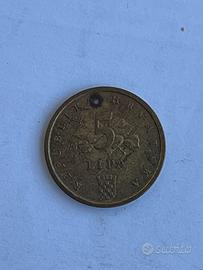 5 Lipa moneta Croazia