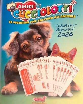 460 Figurine complete Amici Cucciolotti 2026
