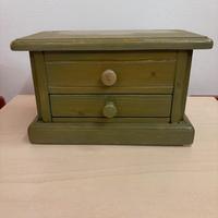 Mini cassettiera vintage in legno