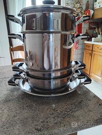 5 Pentole IMCO Waterless + Libro 