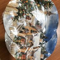 piatti di carta a tema natalizio 