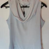 blusa donna, elegante, turchese