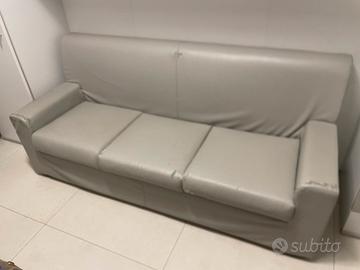 Divano ecopelle 3 posti