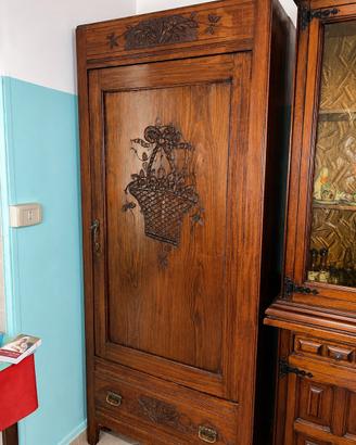 Credenza e armadio legno massello