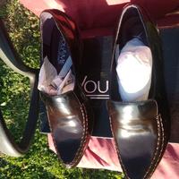 scarpe donna mocassini pelle n.39