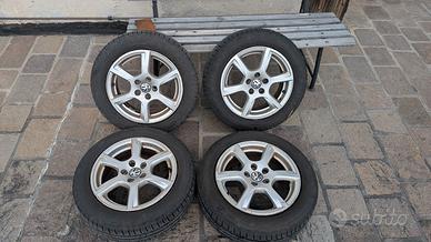 4 Cerchi in lega originali Volkswagen da 15 pollic